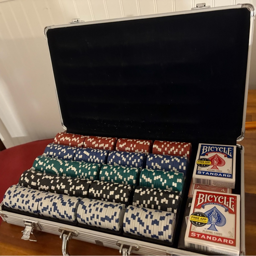 Heavyweight Poker Chip Set in Aluminum Briefcase